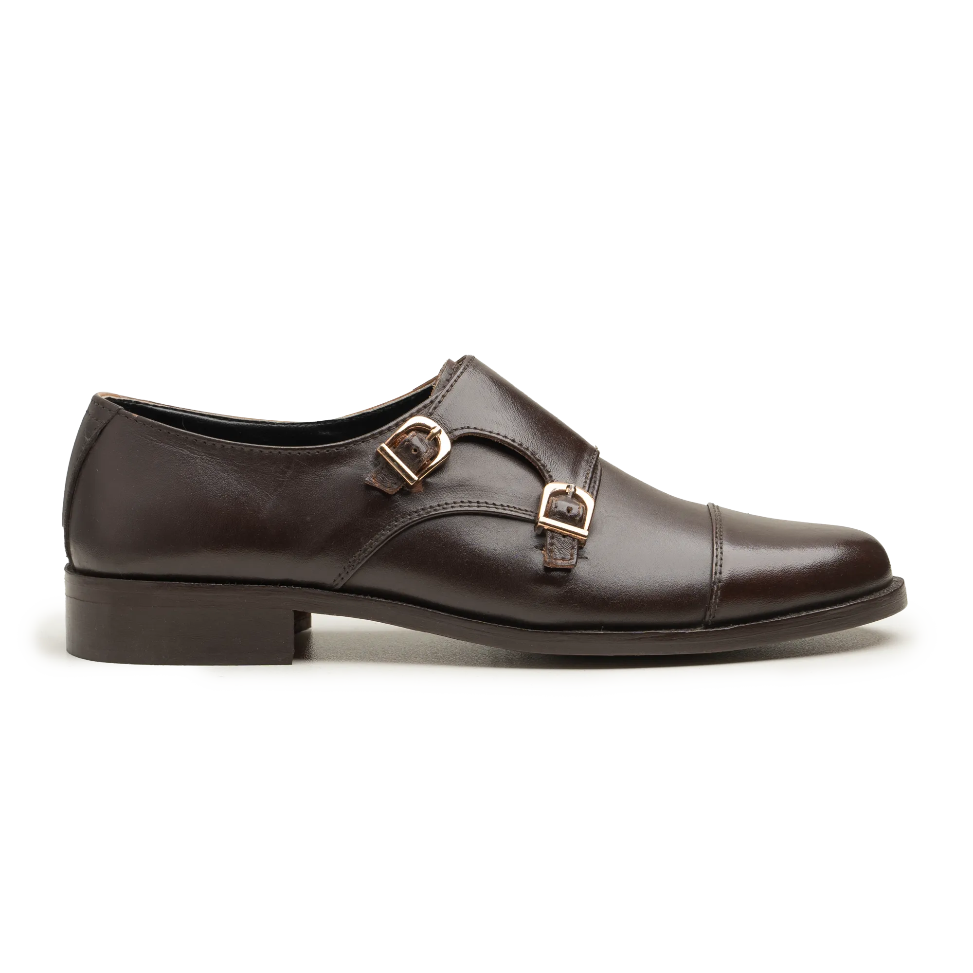 Double Monk Straps - 063P BRN
