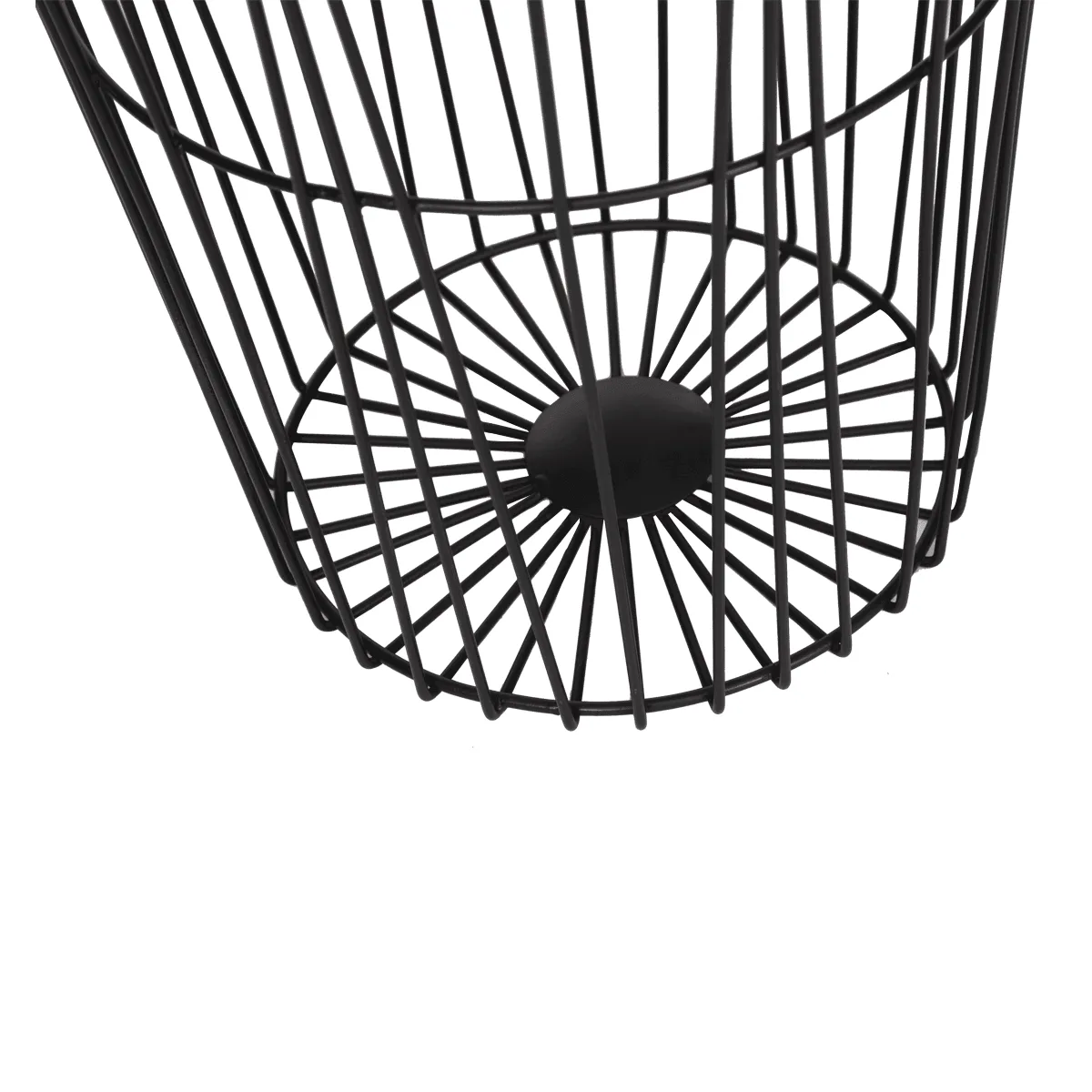 Johi Long Black Metallic Multipurpose Basket For Laundry & Essential Storage | Organizer For Home